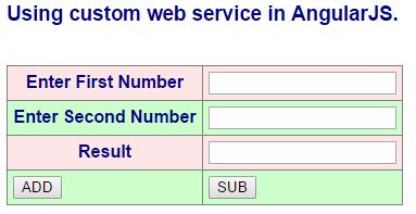 custom web service