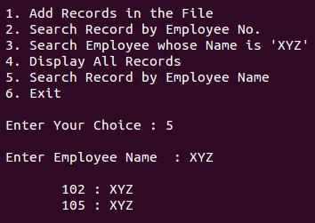 employee search file