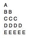 alphabets pattern 2