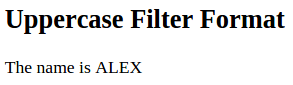 filter format