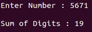 sum digits recursion