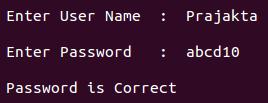 username password
