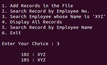 employee search file