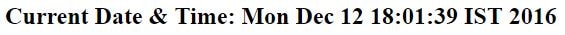 Print current date & time - Servlet application